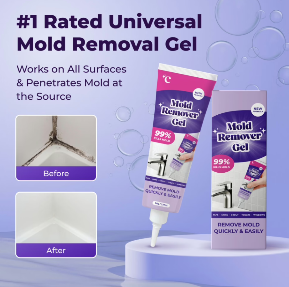 nuroclean-mold-removal-gel-hero NuroClean mold removal gel product banner with before and after cleaning results